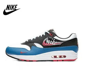 

Original Nike Air Max 1 Script Men's Shoes Sneaker Unisex Women's Sports Running Shoes