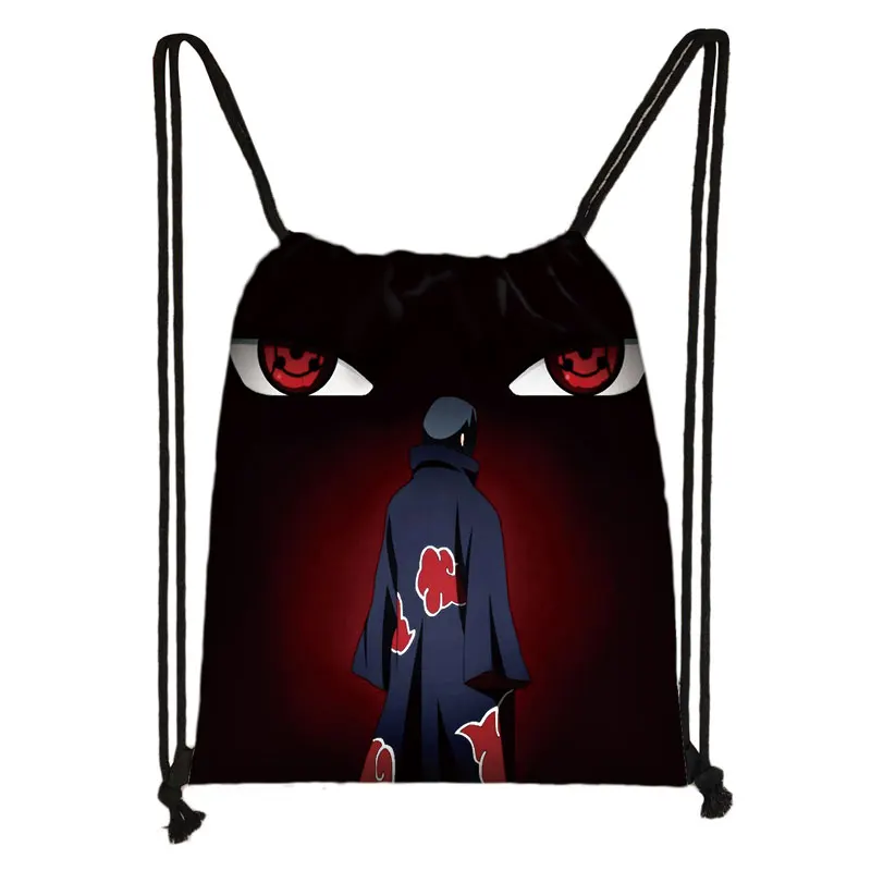 skdrm05 Японские Аниме Akatsuki Pein/The Sharingan/Monkey D. Luffy Сумки на шнурке для подростков мальчиков сумка для хранения мужской модный рюкзак - Цвет: skdrm05