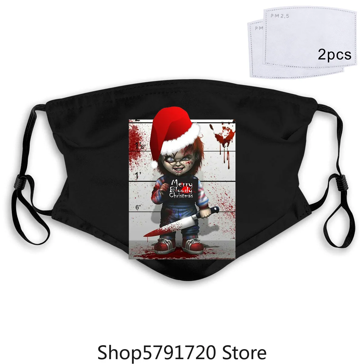 2020 Best T Mask Merry Bloody Christmas Chucky Horror Kids Men Gift Xmas Present Funnyhiphop Casual Clothing | Аксессуары для