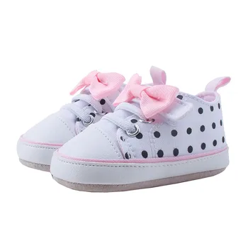 

Kids Baby Shoes Newborn Baby Girls Boys Canvas Shoe Sneaker Anti-Slip First Walkers Shoe Soft Sole Shoes