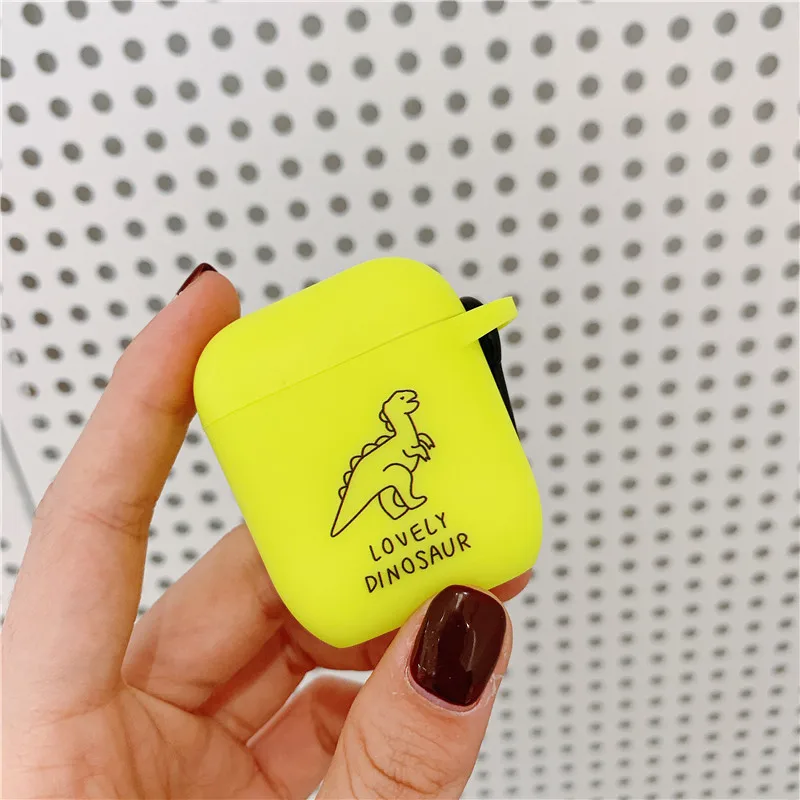 Чехол с забавными ноздрями для Apple Airpods 2/1 чехол милый Флуоресцентный цвет чехол для наушников для Airpod силиконовый чехол для наушников - Цвет: Style 6
