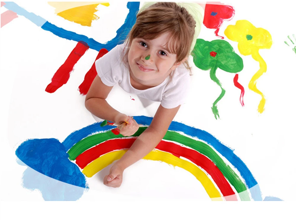 29 PCS Children Kids Painting Sponge Brush Creative Graffiti Puzzle Early Childhood Education Toys DIY Painting Drawing Set