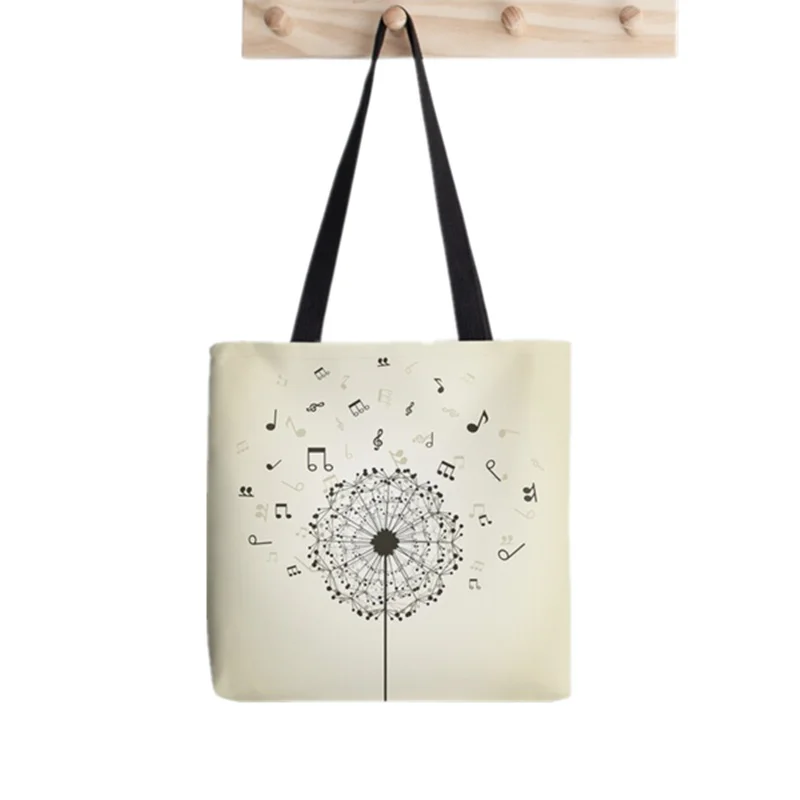 2021 Shopper Mr Pug Tote Bag Printed Tote Bag women Harajuku shopper handbag girl Shoulder shopping bag Lady Canvas Bag