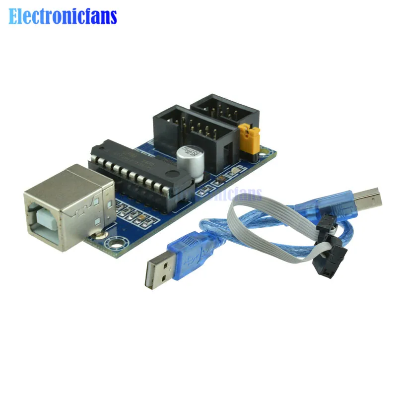 1 комплект USBtinyISP AVR ISP программатор загрузчик для Arduino Meag2560 UNO R3 с 10pin Кабель для программирования