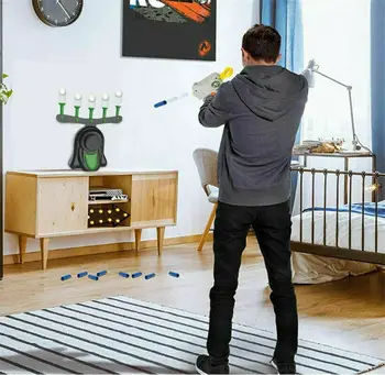 

Funny Air Shot Hovering Ball Floating Target Shooting Game Foam Darts Game Xmas Kids Toys Gifts