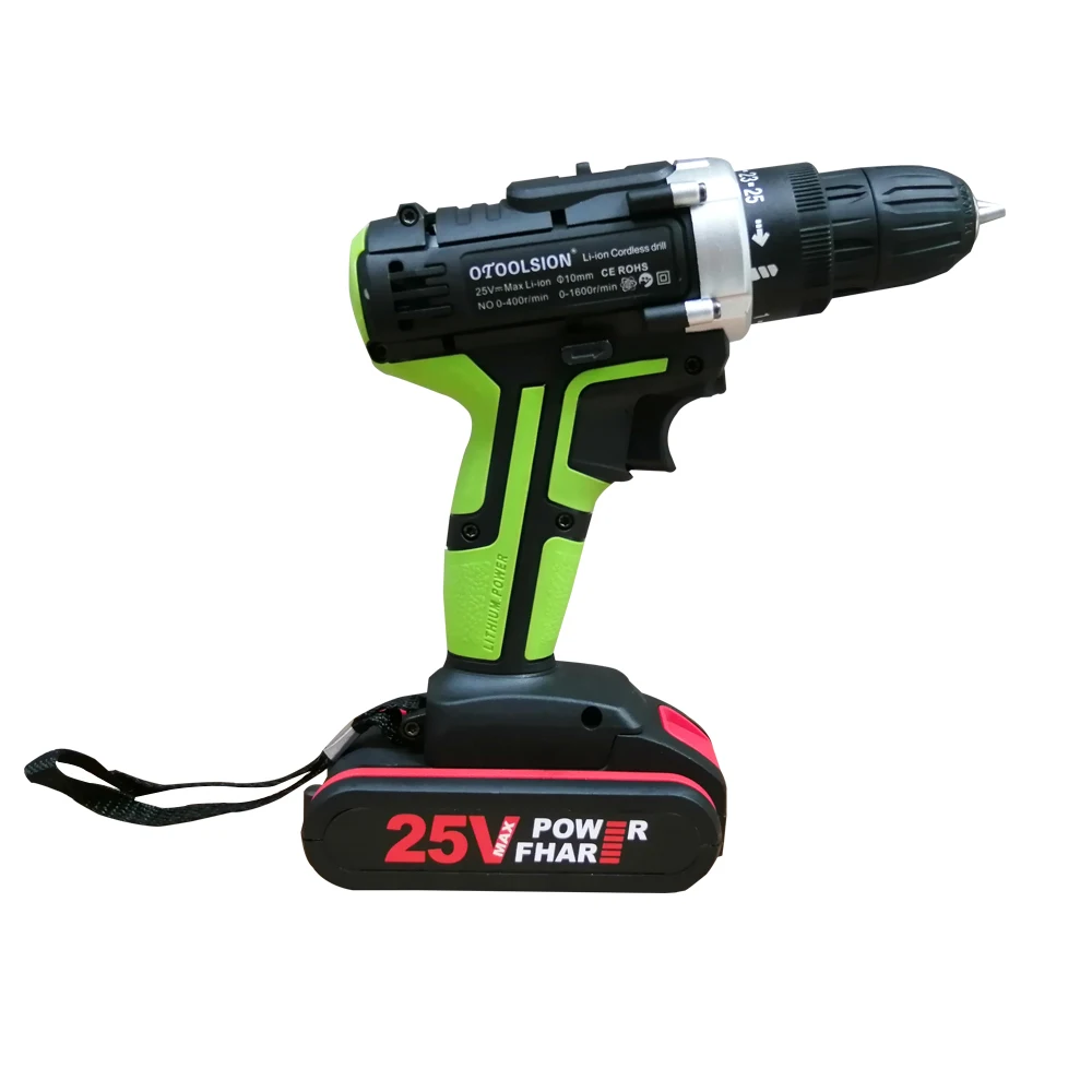25V Multi-Function Cordless Screwdriver 48N.m Strong Torque Electric Drill Portable Cordless Drill  Battery Power Tools For DIY (12)
