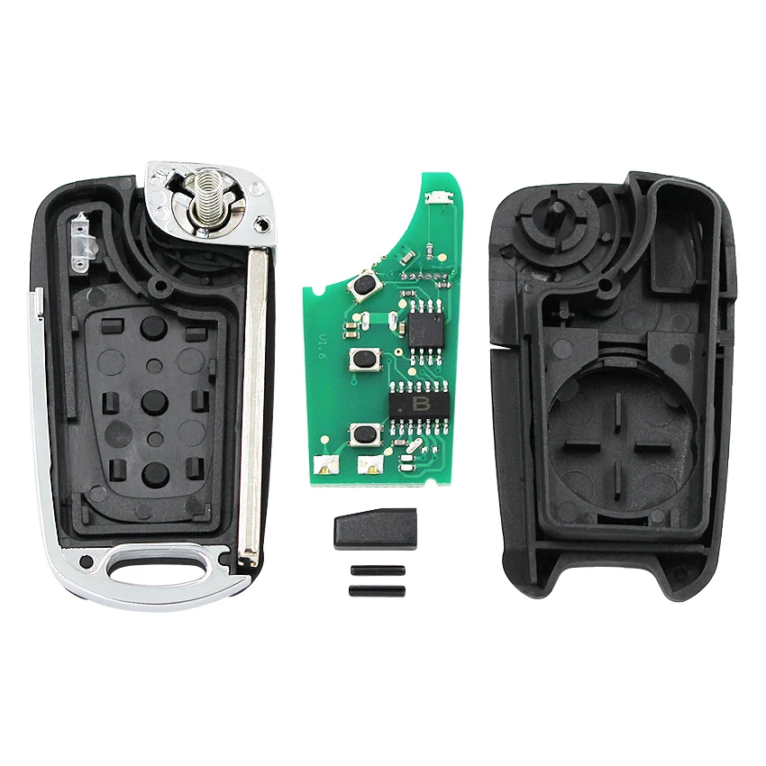 Обновленный откидной дистанционный ключ брелок 433 МГц с чипом ID46 для Hyundai I30 2007 2012