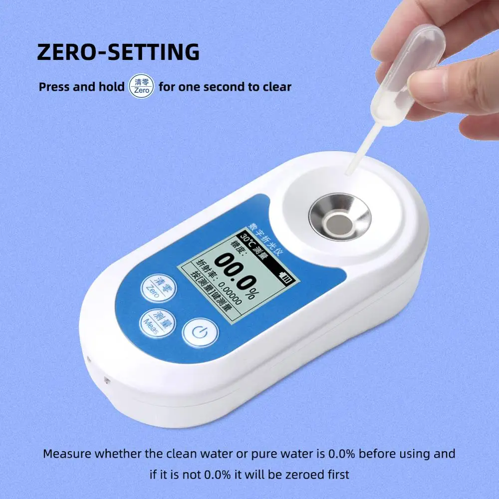 Manual Refractometer To Determine Brix 1032 Honey Condensation Milk