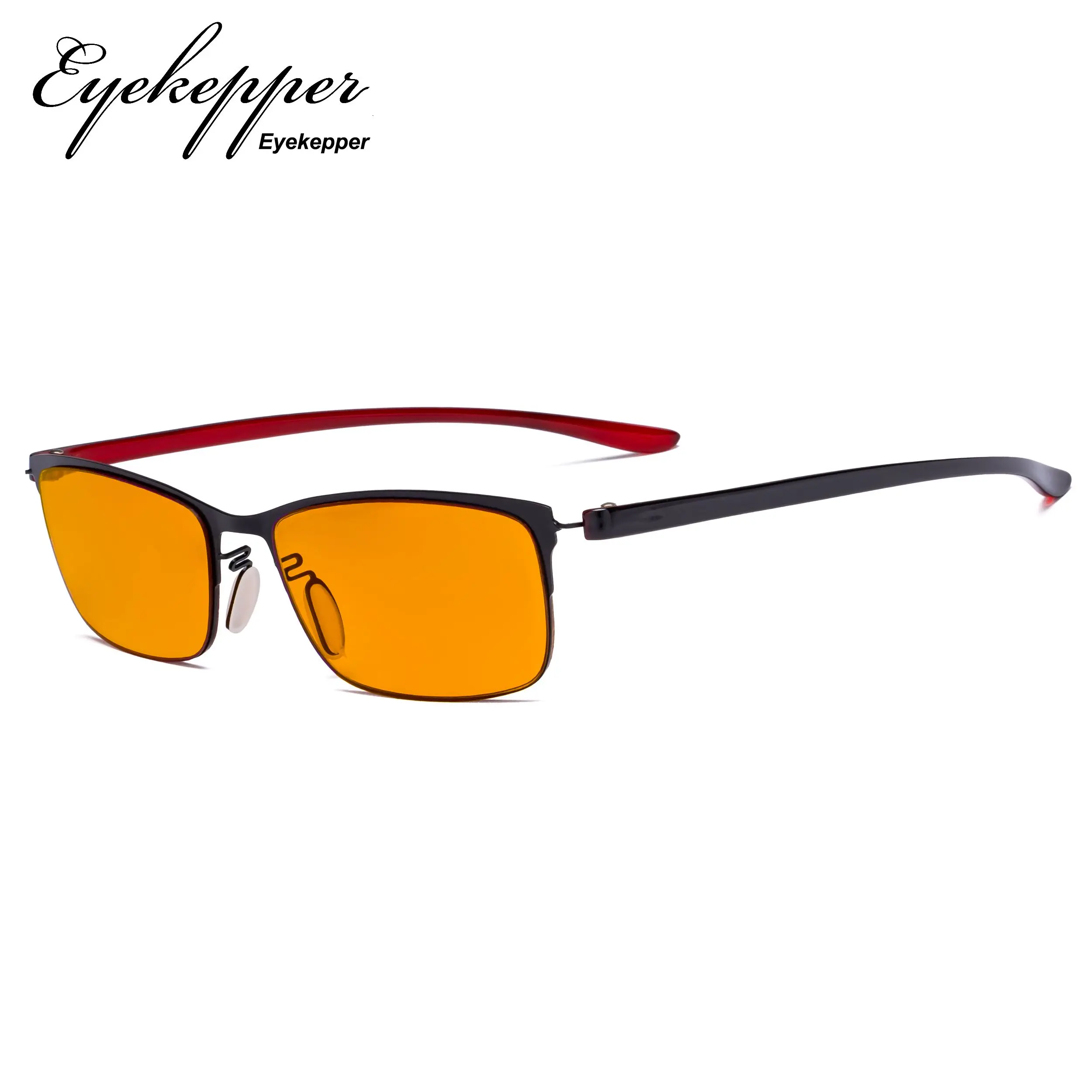DS12801 Eyekepper компьютерные очки-синий светильник, блокирующие читатели тонированные для сна-полуобода очки для чтения женщин