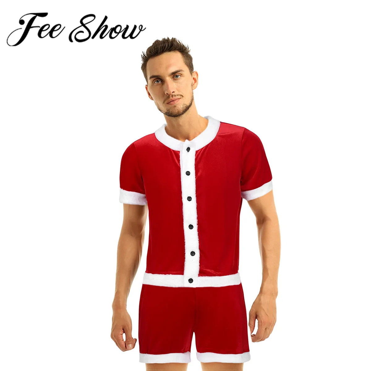 Мужской бархатный костюм для рождественской вечеринки взрослый кунг фу панды