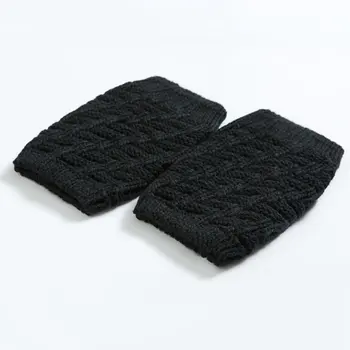 

Comfortable Gift Knitted Leg Protector Sleeve Woollen Thermal Boots Leg Covers Geometric Figures Socks