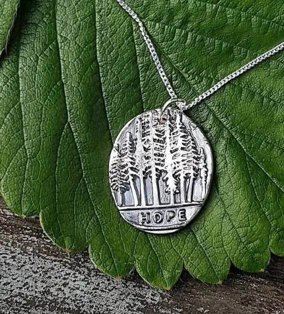 

12pcs Hope Tree of Life Necklace Forest Necklace Plant Trees Pendant Gift for Him Her