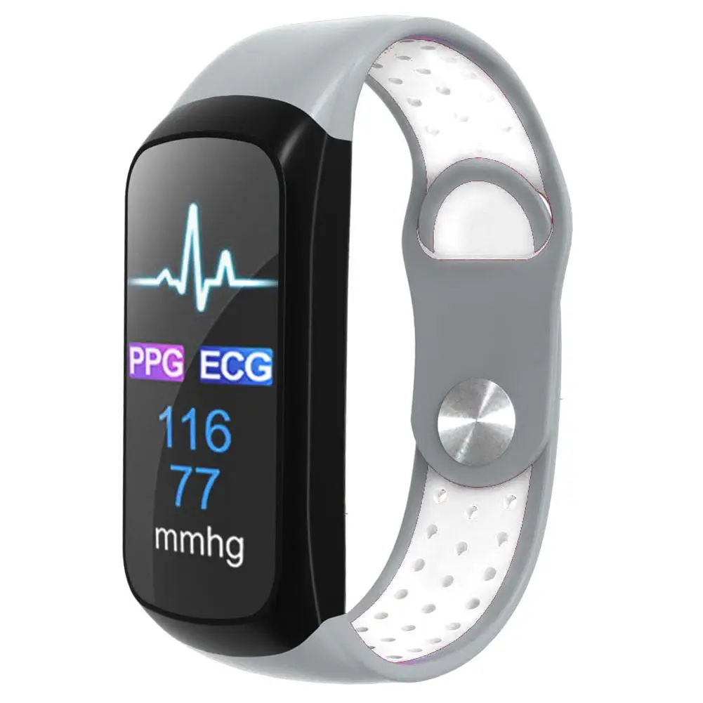 18 мм силиконовый ремешок сменный ремешок для samsung Galaxy Fit SM-R370 Пряжка для ногтей часы спортивный ремешок аксессуары - Цвет: White