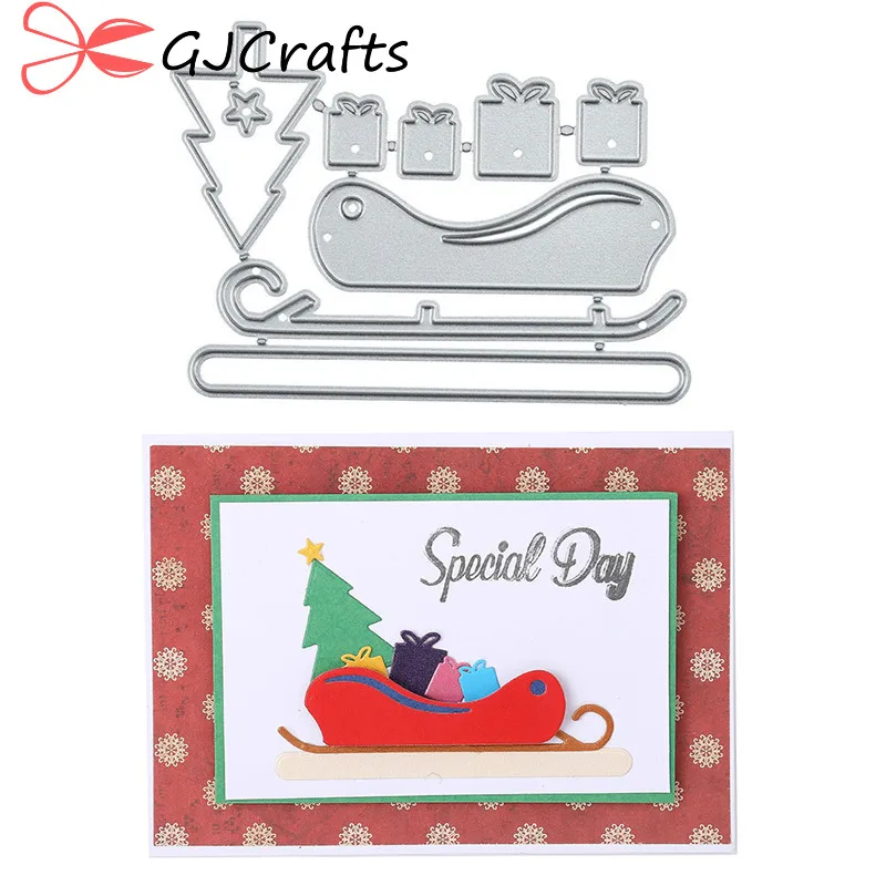 

GJCrafts Metal Cutting Dies New 2019 Tree Dies Scrapbooking Album Die Cut Embossing Stencil Decoration Dies christmas dies