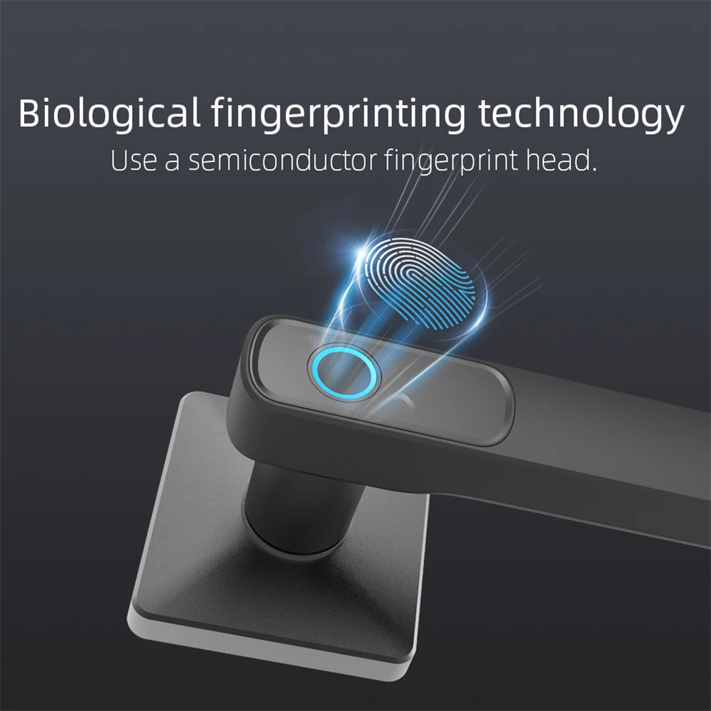

Indoor Home Security Smart Biometric Fingerprint Door Lock Electronic USB Charging APP Control Bluetooth Enabled Apartment