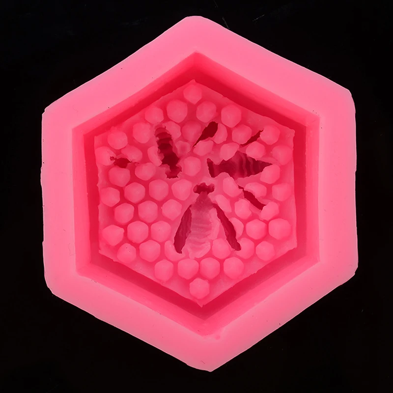 Molde De Silicona Abeja - Para Chocolate, Fondant, Jabón (Grado Alimenticio