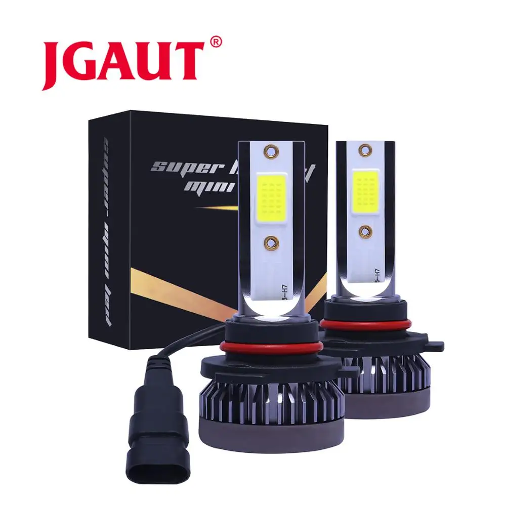 JGAUT мини модель светодиодный H7 H4 огни H11 H1 H8 H9 9005 HB3 9006 HB4 9012 Противотуманные фары
