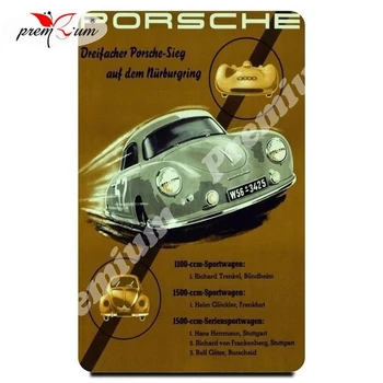 

Fridge magnet souvenir Porsche Репринт винтажного постера