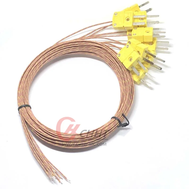 TypeKETetrafluoroFiberglassSolderJointTemperatureMeasuringLine