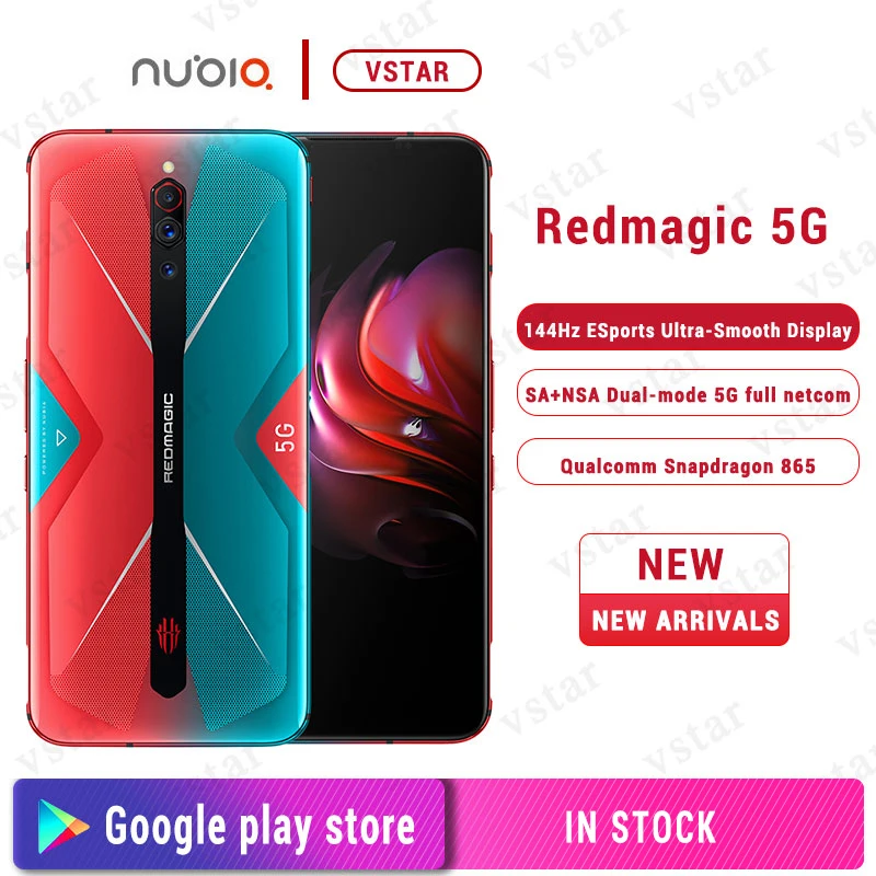 Глобальная прошивка наличии оригинал Red Magic 5G игровой смартфон рамка RedMagic 6 65 &quot144