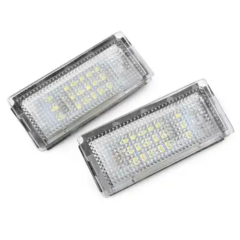 

New Arrival High Quality 18 LED License Plate Light Lamp Waterproof White For BMW 3 Series E46 4D Tube