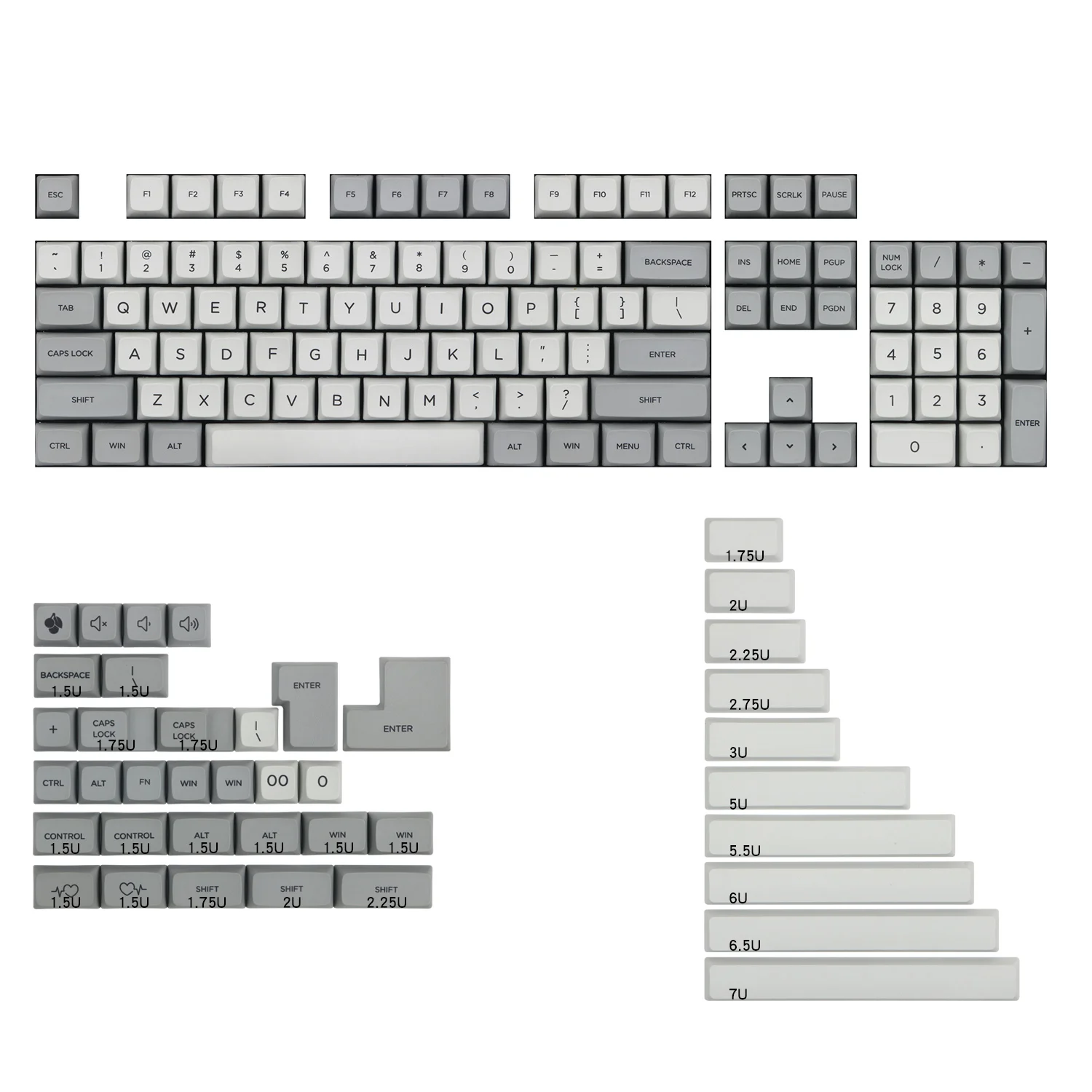 

Колпачки для механической клавиатуры Xd64 Xd60 Xd68 Xd84 Xd96 87 104 Tkl