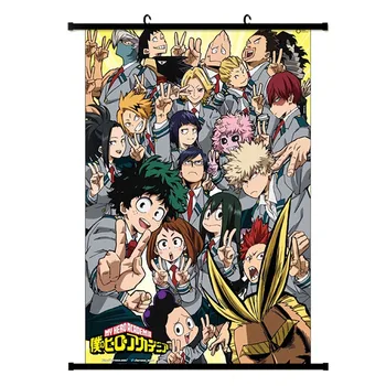 

Japanese Anime Boku no Hero Academia My Hero Collective Wall Scroll Painting Poster Cosplay