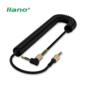 

3.5 mm Audio Cable 3.5 Jack Male to Male Aux adjustable Cable Spring Headphone Code for Car Xiaomi Oneplus LG Samsung Galaxy