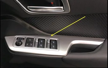 

For TOYOTA C-HR 2017 Car Door Armrest Window Glass Lifter Button Frame Decorative Cover Trim Car Styling Accessories