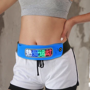 

Biosled Waist Bag Fashion LED Fanny Pack Bluetooth Control Multi-Function Waterproof Belt Bags Mobile Phone Running Fanny Packs