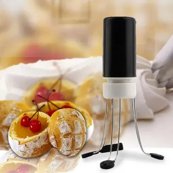 

Triangle Eggbeater Vibration Mixer PP TPR Stainless Steel Motor Non-Stick Heat-Resistant Home Cooking Cake Shop
