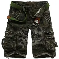 High Quality Camouflage Loose Cargo Shorts for Men Summer Fashion Camo Shorts Multiple Pockets Cargo Pants for Men 1