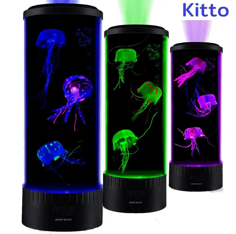 KittoJellyfish лампа для аквариума светильник настроения с изменяющимся цветом