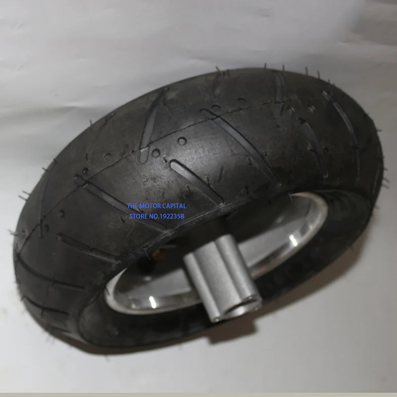 Super110/50-6.5 Tubeless Tire Rear Wheels with Brake Disc Rear Sprocket for 47cc/49cc 2stoke Mini Pocket Bike90/65-6.5wheel&dis