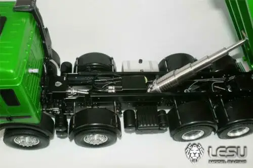 LESU 1/14 RC Bz 8*8 гидравлический самосвал металлический шасси живопись DIY Tmy THZH0472