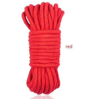 5M Thicken Sex Cotton Bondage Restraint Rope Slave Roleplay Toys For Couples Adult Games Products Shibari Hogtie Fetish Harnes 3