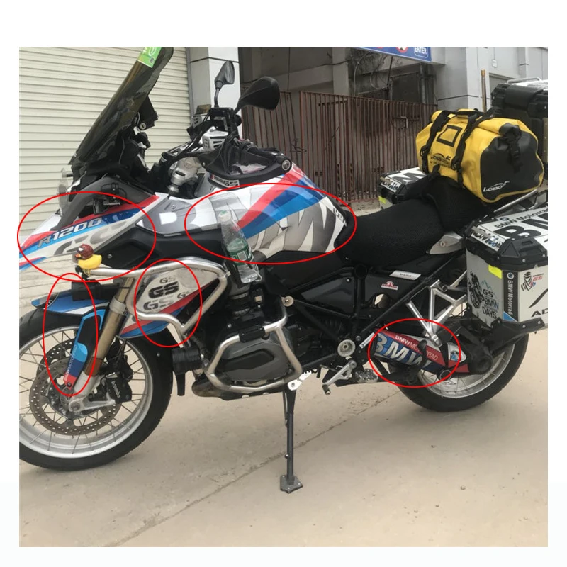 

New Hot sell Motorcycle Whole Vehicle Sticker Decals Stickers For BMW R1200GS LC 2014-2016