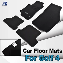 Автомобильные коврики для VW Golf MK4 MK4 1999-2005 нейлон черный ковер лайнер передний задний интерьер 2000 2001 2002 2003 2004