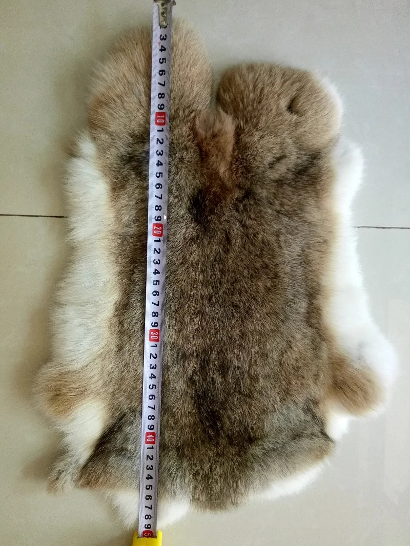 Qearlstar Высококачественная натуральная кроличья шкура 25*35 см соломенный желтый Кролик Пелт кожа мех Материал DIY аксессуары для одежды WLC1906