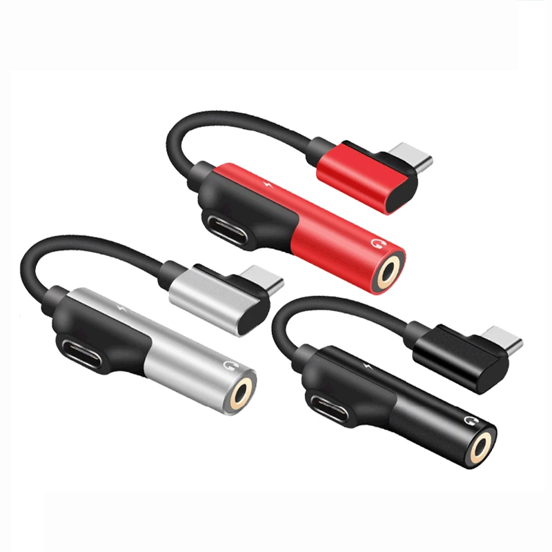 2 в 1 соединитель для наушников двойной разъем USB C 3 5 мм AUX аудиозарядка Xiaomi Samsung Note 7