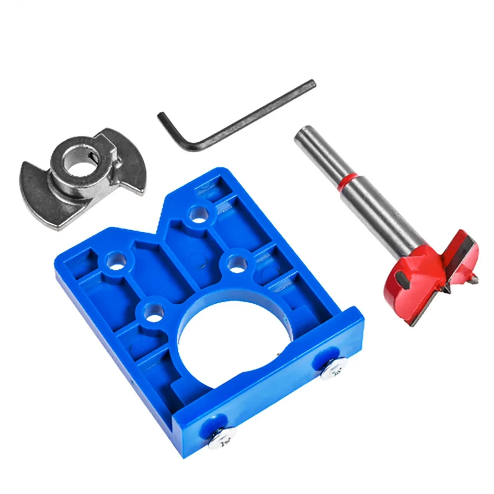 35mm Hinge Hole Jig Drill Guide Set DIY Woodworking Accessories Tool Door Opener Concealed Hinges Saw Cabinet | Инструменты