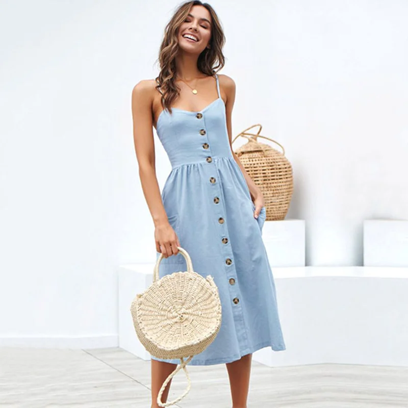 Summer 2023 New Women\'s Dress, Floral Print Long, Bohemian Dress, V-neck Button Sleeve, Shawl, Casual Wear Women\'s Wear