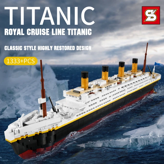 Retour du Bateau Titanic en Jeu Lego de 9090 Pièces (video