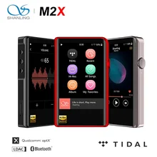 Shanling M2X двойной Bluetooth MP3-плеер 32 бит/384 кГц AptX DLAN DAC Hi-Res HiFi аудио сбалансированный DSD256 Flac без потерь музыкальные плееры