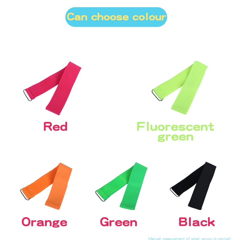 Happymaty 6pcs set Two People Three legged Ropes Outdoor Running Sports Toy s Foot Race Sports 2