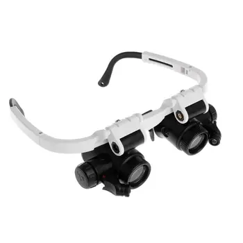 

New Headband Magnifier with LED Light Head Mounted Magnifying Glasses 8X 15X 23X Instruments and Apparatus