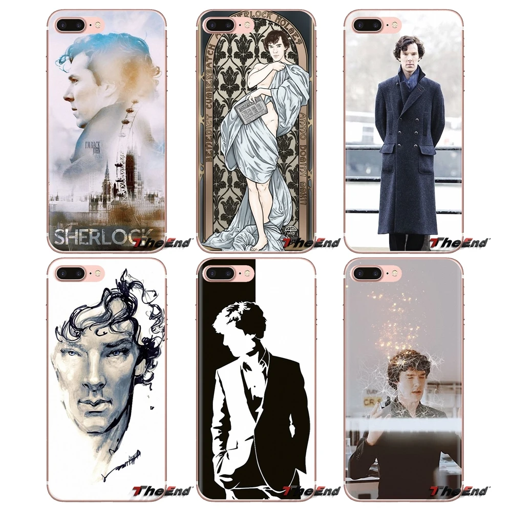 For Xiaomi Mi4 Mi5 Mi5S Mi6 Mi A1 A2 5X 6X 8 9 Lite SE Pro Max Mix 2 3 2S Transparent Soft Shell Covers Sherlock BBC |
