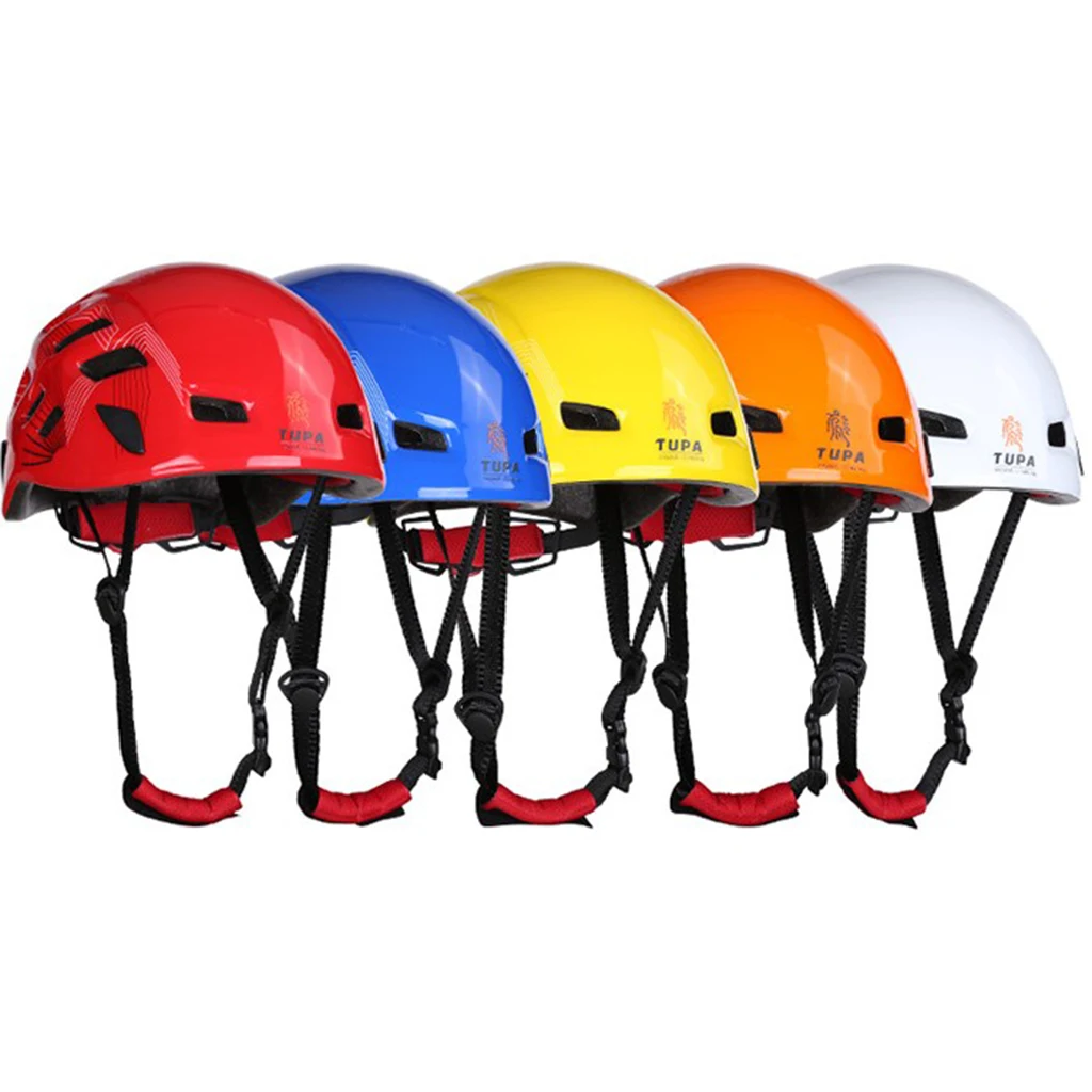 Unisex Adjustable Vented Safety Helmet Head Protection Hard Impact Hat for Outdoor Rock Climbing Arborist Caving Construction