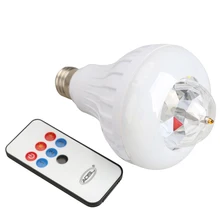 Светодиодный светильник для сцены с пультом дистанционного управления, звуковой светильник ing 8W AC85-260V