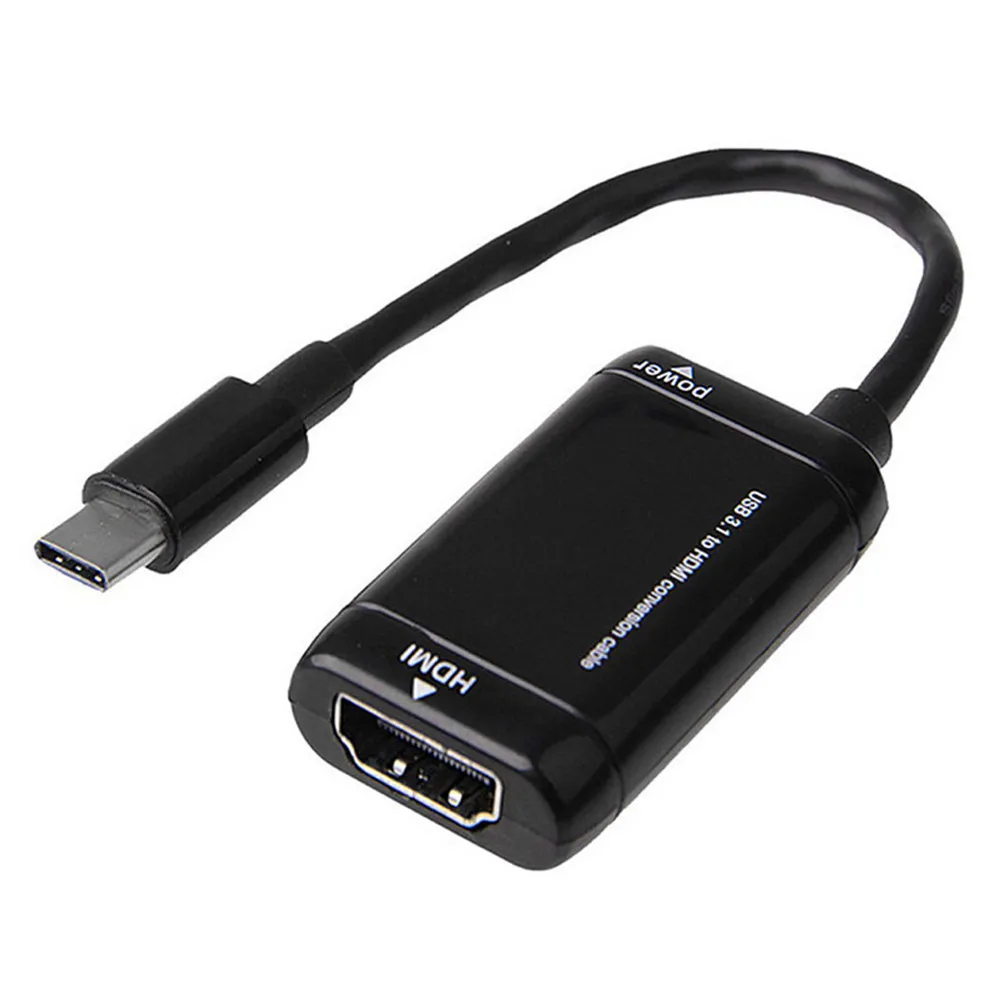 Ouhaobin USB C в HDMI сплиттер с функцией порта питания 3 1 Type конвертер папа-мама для